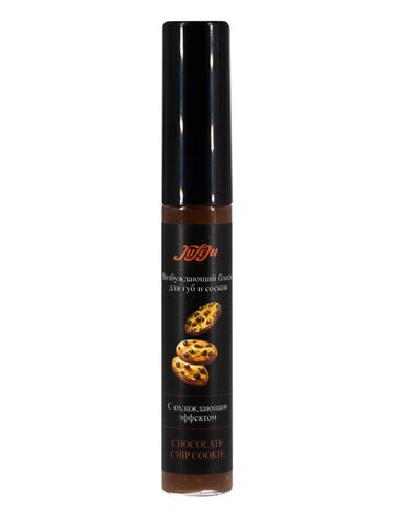 Возбуждающий блеск для губ и сосков с охлаждающим эффектом Chocolate Chip Cookie - 10 мл. - JULEJU 32550JULEJU