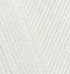 ALIZE "DİVA", 100% Микрофбира акрил, 100 гр, 350 м, 62 молочный