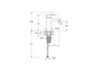 Vitra A4300936EXP Flow Soft Смеситель для раковины,большой,черный матовый