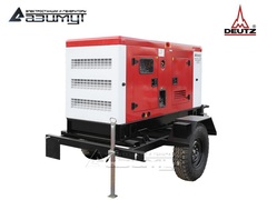 Дизельный генератор Азимут ЭД-36-Т400-2РКМ6C Deutz на шасси в кожухе с автозапуском