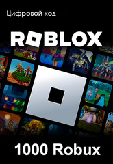 Карта пополнения Roblox: 1000 robux [Цифровая версия] (для ПК, цифровой код доступа)