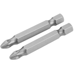 TOLSEN (TT20313) Набор вставок (бит) торцевых 1/4", Phillips, PH2, 50 мм, 2 предмета