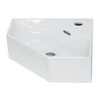 Sanita luxe LIN35SLWB01 LINE 35 Умывальник угловой ВКС Белый S1 (WB.CR/Line/35-C/WHT.G/S1)