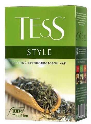 Чай зеленый листовой Tess Style 100г