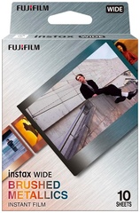 Фотопленка Fujifilm INSTAX WIDE BRUSHED METAL 10 шт