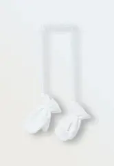 Рукавички на резинке из флиса "Cute" (экрю)