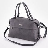 Сумка Саломея 110 македония серый + черный