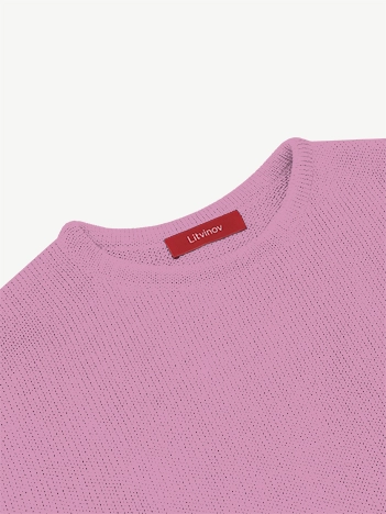 Джемпер оверсайз из экохлопка