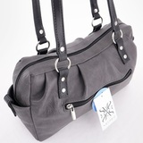 Сумка Саломея 149 македония серый + черный