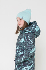 шапка  для девочки  КВ 20159/ш/светлая бирюза