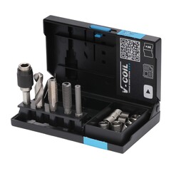 Набор для восстановления резьбы М 8,0х1,25 15пр V-Coil Rapid Volkel 04312