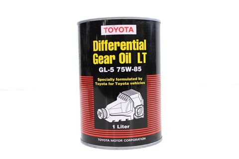 TOYOTA Масло трансмиссионное DIFFERENTIAL GEAR OIL LT 75W-85 GL-5 1L Ж/Б