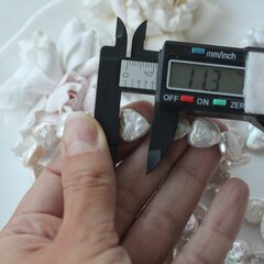 Жемчуг натуральный барочный Сердце, 12.2-13.5 мм, 1 жемчужина, МК017