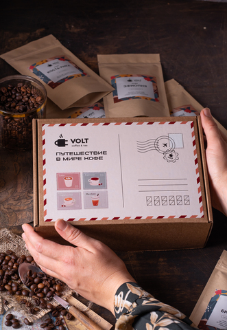 Дегустационный набор натурального кофе в зернах