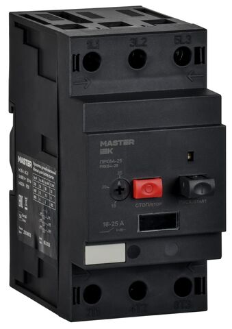 Пускатель ПРК64-25 In=25А Ir=16-25А Ue 660В MASTER IEK