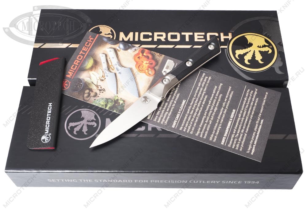 Нож Microtech Kitchen Paring Bolster G-10 3500B-10BK