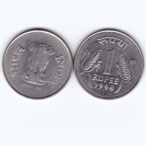 1 рупия  Италия (случайный год)