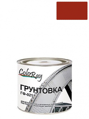 Грунт ГФ-021 по металлу и дереву Краски Черноземья красно-коричневый
