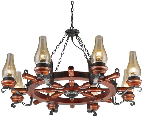 Люстра подвесная Velante Wooden 583-703-08