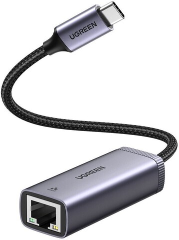 Адаптер UGREEN USB-C Gigabit Ethernet Adapter CM483, серый