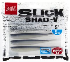 Виброхвост LJ 3D Slick Shad-V 5