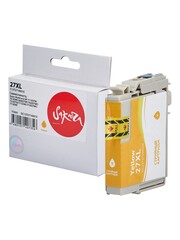 Струйный картридж Sakura C13T27144010 (27XL Yellow) для Epson WorkForce WF-7110DTW, 7610DWF, 3640DTWF, 7620DTWF, 7210DTW, 7715DWF, 7720DTWF, 7710DWF, водорастворимый тип чернил, желтый, 14,6 мл., 2200 к.