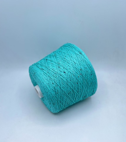 Luxury Selection by Ri.Go(пр.Италия), art-Samba , 240м/100гр, 75%Хлопок 25%Вискоза , цвет-Бирюза,твидовый ,арт.29261