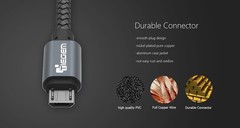 Кабель TIEGEM Fast Charging Cable Type-C 25cm (черный)