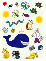 Мозаика-Синтез Чудесные наклейки. Больше-меньше (МС00566)