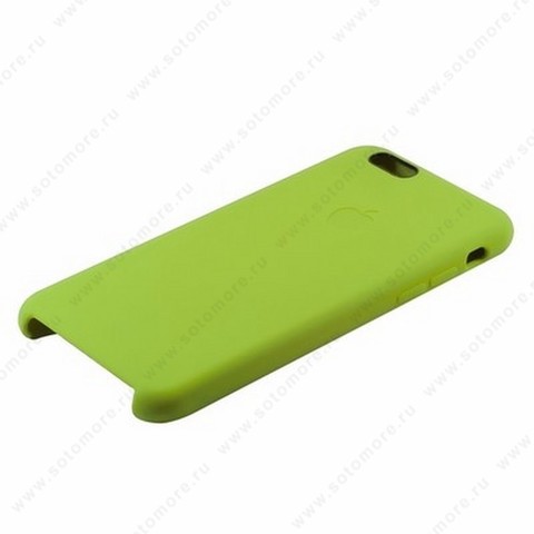 Накладка Silicone Case для Apple iPhone 6s/ 6 салатовый