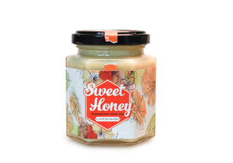 Крем-мед с апельсином Sweet Honey, 230г