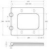 Cezares CZR-4823-SC CADRO Сиденье дюропласт, soft close, металлическое крепление, CZR-4823-SC