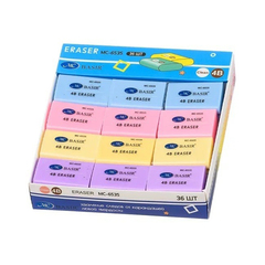 
          Ластик Basir, прямоугольная форма, разноцветный, размер 4*2.8 см