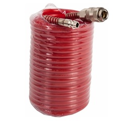 Шланг пневматический QUATTRO ELEMENTI 15 метров, спиральный, разъем EURO (770-957)