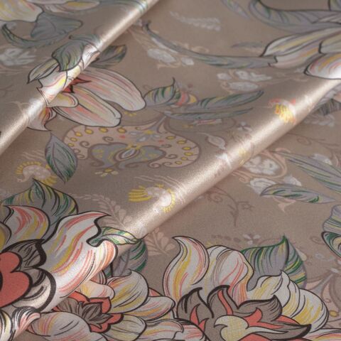 Наволочка 50x70 Mollen Лазоревый цветок песочно-бежевая хлопковая