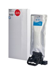 Контейнер с чернилами Sakura C13T01D200 (T01D2 C) для Epson WorkForce Pro WF-C529R, C579R, голубой, пигментный тип, 220 мл., 20000 к.