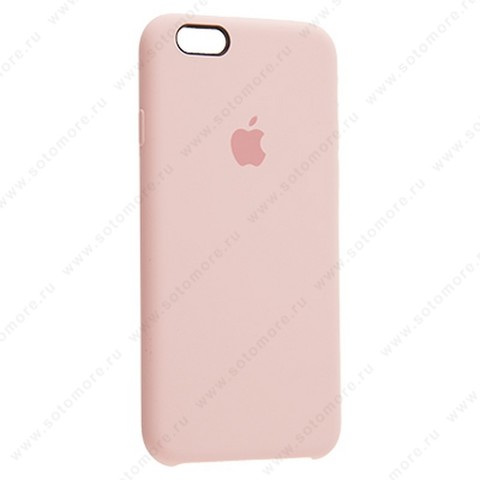 Накладка Silicone Case для Apple iPhone 6s/ 6 розовый