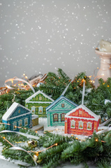 Деревянный домик 