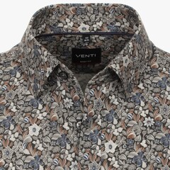 Рубашка Venti Body Fit 113729400-750 с цветочным рисунком