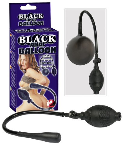 Черный анальный расширитель с грушей Simply Anal Balloon - Orion You2Toys 05238870000