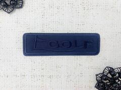 Термоаппликация, р. 3х10 см, тёмно-синий