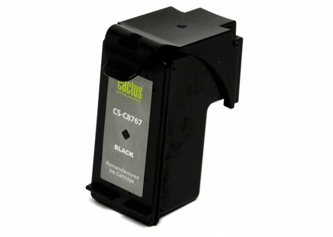 Картридж струйный Cactus CS-C8767 №130 черный (29мл) для HP DJ 5740, 5743, 5745, 5748, 5793, 5940, 5943, 6540, 6540d, 6540dt, 6543, 6543d, 6620, 6623, 6840, 6843, 6940, 6940dt, 6943, 6980series, 6980dt, 6983, 6985, 9800series, 9860, DJ 6310, 6310xi,