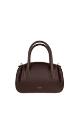 Сумка Yuzefi Oyster Mini Duffle - ESPRESSO PEBBLE GRAINED LEATHER