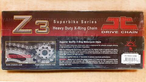 Мотоцепь JT 520 Z3 JTC520Z3-120RL мото цепь с сальниками X-Ring