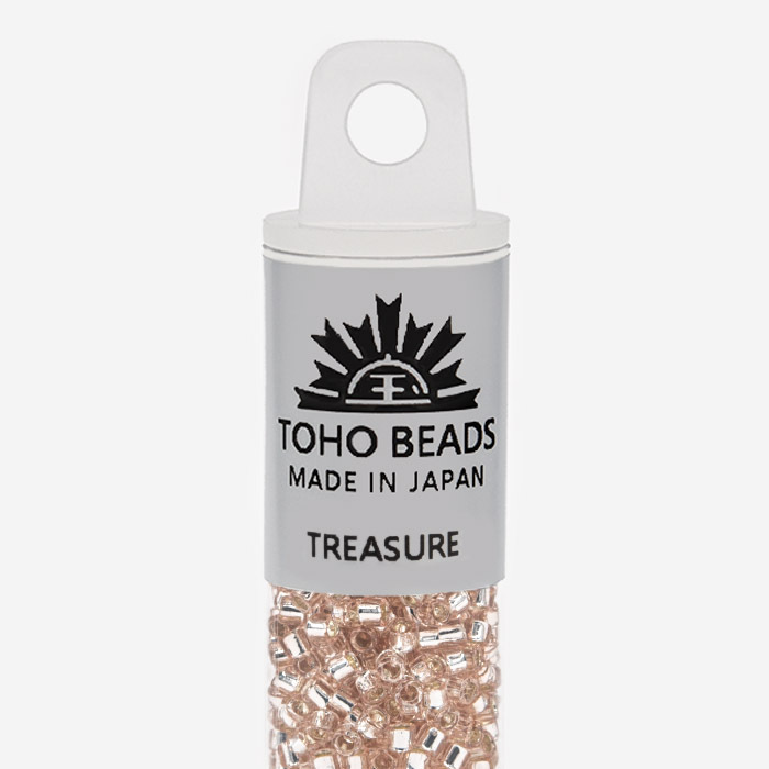 Японский бисер TOHO Treasure (№31), с внутренним серебрением, прозрачный
