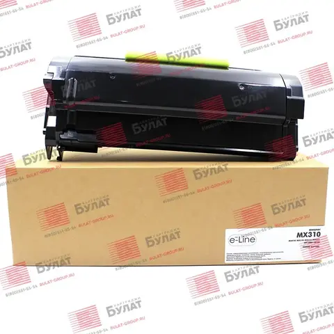 Тонер-картридж e-Line 605H для Lexmark MX310, MX410 (Чёрный, 10000 стр.)