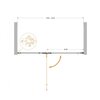 Cezares LINER-B-12-100-C-Cr-L LINER-B-12-100-C-Cr-L Душевая дверь