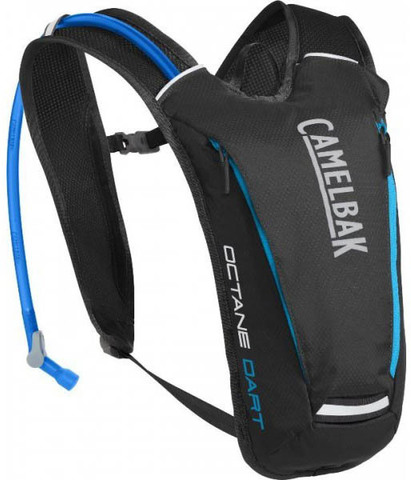 Картинка рюкзак беговой Camelbak Octane Dart 1,5L Black/Atomic Blue - 1