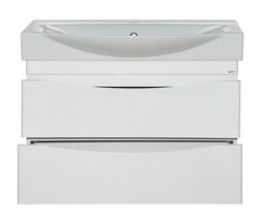 Тумба MISTY Элвис - 85 подвесная 2 ящ.  c умывальником