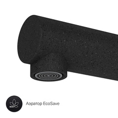 Смеситель для кухни с L-образным изливом, черный AM.PM Like - F8005022